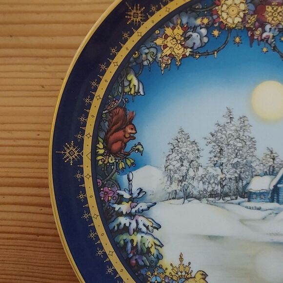 Heinrich Villroy & Boch 1990 Christmas plate collectible Vintage plate - Picture 4 of 8